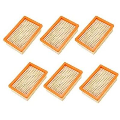 SCORPIO Lot De 6 Filtres Pour Aspirateur Karcher Mv4 Mv5 Mv6 Wd4 Wd5 Wd6, Pièces De Rechange Filtre Hépatique - Publicité SCORPIO Lot De 6 Filtres Pour Aspirateur Karcher Mv4 Mv5 Mv6 Wd4 Wd5 Wd6, Pièces De Rechange Filtre Hépatique - Publicité
