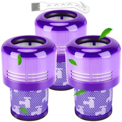 Barkbustersfiltres Pour Aspirateur Dyson V11,lot De 3 Filtres De Rechange Pour Aspirateurs À Batterie Dyson V11,v15,sv14,sv22,absolute Animal Extra Pro Detect Torque Drive,à Comparer À La Référence 97 - Publicité Barkbustersfiltres Pour Aspirateur Dyson V11,lot De 3 Filtres De Rechange Pour Aspirateurs À Batterie Dyson V11,v15,sv14,sv22,absolute Animal Extra Pro Detect Torque Drive,à Comparer À La Référence 97 - Publicité