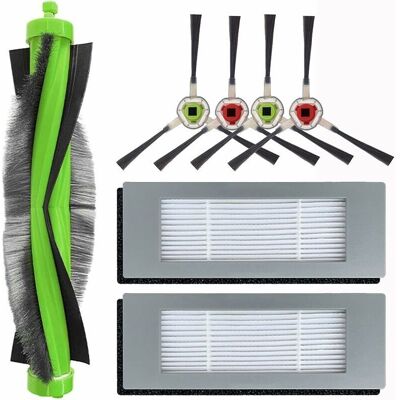 SANS MARQUE Ensemble D'Accessoires De Nettoyage De Rechange Pour Aspirateur Irobot Roomba Combo 113 R113840, Pièces De Rechange Pour Robot Balayeur, 1 Brosse Rouleau + 2 Filtres + 4 Brosses Latérales - Publicité SANS MARQUE Ensemble D'Accessoires De Nettoyage De Rechange Pour Aspirateur Irobot Roomba Combo 113 R113840, Pièces De Rechange Pour Robot Balayeur, 1 Brosse Rouleau + 2 Filtres + 4 Brosses Latérales - Publicité