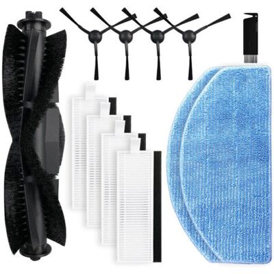 Barkbustersremplacement Compatible Avec Robot Aspirateur Honiture G20 / G20 Pro, 1 Brosse Rotative, 4 Brosses Latérales, 4 Filtres Hepa, 2 Lingettes Serpillière Accessoires De Rechange,1outil De Netto - Publicité Barkbustersremplacement Compatible Avec Robot Aspirateur Honiture G20 / G20 Pro, 1 Brosse Rotative, 4 Brosses Latérales, 4 Filtres Hepa, 2 Lingettes Serpillière Accessoires De Rechange,1outil De Netto - Publicité