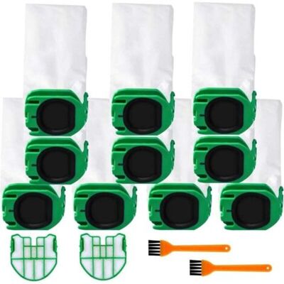 BARKBUSTERS Sacs D'Aspirateur Compatibles Avec Le Filtre D'Aspirateur Vorwerk Kobold Vb100 Vb 100 Fp100 Fp 100, 10 Sacs Filtrants De Rechange, Sac Aspirateur Avec 2 Filtres Moteur + 2 Brosse De Nettoyage - Publicité BARKBUSTERS Sacs D'Aspirateur Compatibles Avec Le Filtre D'Aspirateur Vorwerk Kobold Vb100 Vb 100 Fp100 Fp 100, 10 Sacs Filtrants De Rechange, Sac Aspirateur Avec 2 Filtres Moteur + 2 Brosse De Nettoyage - Publicité