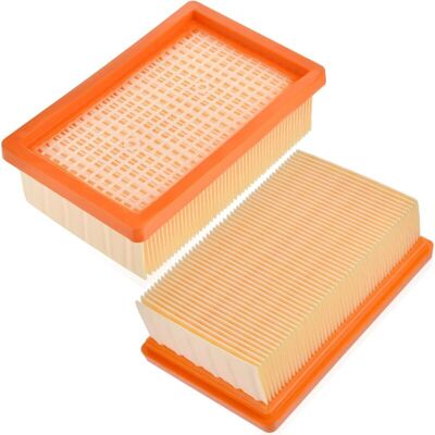 BRINSEA Rebirthcare Pack De 2 Filtres Plissés Plats Pour Aspirateurs Kärcher 2.863-005.0 - Kärcher Wd4, Wd5, Wd6, Mv4, Mv5, Mv6 - Pièce De Rechange Pour Aspirateur Kärcher - Publicité BRINSEA Rebirthcare Pack De 2 Filtres Plissés Plats Pour Aspirateurs Kärcher 2.863-005.0 - Kärcher Wd4, Wd5, Wd6, Mv4, Mv5, Mv6 - Pièce De Rechange Pour Aspirateur Kärcher - Publicité