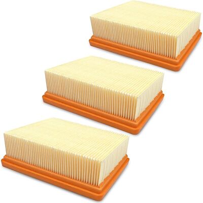 Vision Lot De 3 Filtre Remplacement, Filtres Plissés Plats, Kit D'Accessoires De Filtres Hepa, Filtres Plissé Plat Aspirateur Rechange Compatibles Avec Les Karcher Aspirateurs Wd5 Wd4 Mv4 Mv5 - Publicité Vision Lot De 3 Filtre Remplacement, Filtres Plissés Plats, Kit D'Accessoires De Filtres Hepa, Filtres Plissé Plat Aspirateur Rechange Compatibles Avec Les Karcher Aspirateurs Wd5 Wd4 Mv4 Mv5 - Publicité