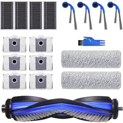 PELTOR Accessoires Pour Ecovacs Deebot T80 Omni Aspirateur,1 Brosse Principale,2 Rouleaux De Lingettes,4 Brosses Latérales,4 Filtres Hepa,6 Sacs À Poussière,1 Outil De Nettoyage - Publicité PELTOR Accessoires Pour Ecovacs Deebot T80 Omni Aspirateur,1 Brosse Principale,2 Rouleaux De Lingettes,4 Brosses Latérales,4 Filtres Hepa,6 Sacs À Poussière,1 Outil De Nettoyage - Publicité