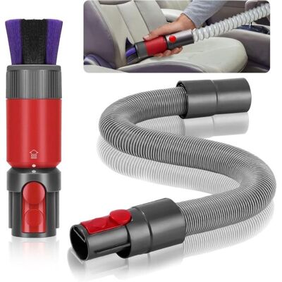 Scotch 2 Pièces Brosse Anti-rayures Pour Dyson Aspirateur Kit, Pour Dyson V7 V8 V10 V11 V15 Accessoires, Avec Tuyau D'Extension Flexible, Pour Universel Accessoires Aspirateur, Dépoussiérage - Publicité Scotch 2 Pièces Brosse Anti-rayures Pour Dyson Aspirateur Kit, Pour Dyson V7 V8 V10 V11 V15 Accessoires, Avec Tuyau D'Extension Flexible, Pour Universel Accessoires Aspirateur, Dépoussiérage - Publicité