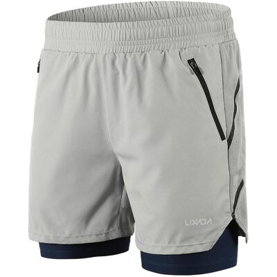MIXHOME Short De Running Homme 2 En 1 Lixada, Léger, Sèche Rapide, Respirant, Entraînement Sportif, Jogging Marathon, Gris C-m - Publicité MIXHOME Short De Running Homme 2 En 1 Lixada, Léger, Sèche Rapide, Respirant, Entraînement Sportif, Jogging Marathon, Gris C-m - Publicité