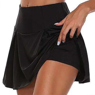 YUDO Jupe-short De Sport Pour Femmes, Idéale Pour Le Yoga Et Les Entraînements De Cheerleading.-2xl-black - Publicité YUDO Jupe-short De Sport Pour Femmes, Idéale Pour Le Yoga Et Les Entraînements De Cheerleading.-2xl-black - Publicité