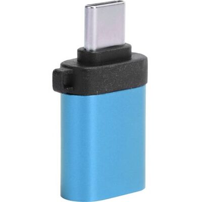 Zanussi Adaptateur Usb 3.0 Femelle Vers Type-c, Convertisseur De Charge Et De Données Otg, Tête Extensible Sans Chaînette (bleu) - Publicité Zanussi Adaptateur Usb 3.0 Femelle Vers Type-c, Convertisseur De Charge Et De Données Otg, Tête Extensible Sans Chaînette (bleu) - Publicité