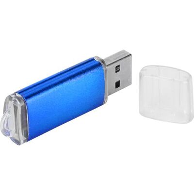 Zanussi Clé Usb Transparente Bleue, 2 Go, Pour Pc Et Tablette. Publicité Zanussi Clé Usb Transparente Bleue, 2 Go, Pour Pc Et Tablette. Publicité
