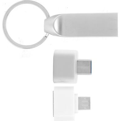 Zanussi Clé Usb 2.0 À Boucle De Suspension U Disk Hs220 Avec Adaptateur Otg 4 Go - Publicité Zanussi Clé Usb 2.0 À Boucle De Suspension U Disk Hs220 Avec Adaptateur Otg 4 Go - Publicité