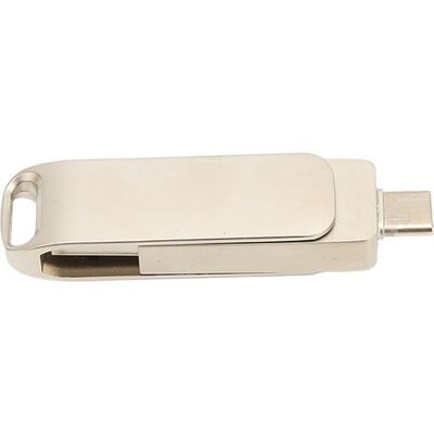 Zanussi Clé Usb 3.0 Type C 2 En 1 En Métal, Rotative, Pour Téléphone, Tablettes Et Stockage De Photos, Argent, 64 Go - Publicité Zanussi Clé Usb 3.0 Type C 2 En 1 En Métal, Rotative, Pour Téléphone, Tablettes Et Stockage De Photos, Argent, 64 Go - Publicité