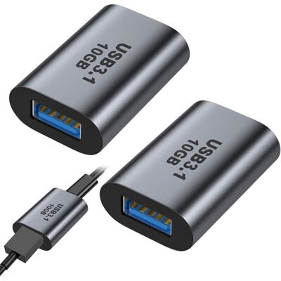 Zanussi Adaptateur Usb C Femelle Vers Usb Femelle, 2 Pièces 10gbps Usb A Fem Elle Vers Usb C Fem Elle, Adaptateur Type C Feme Lle Vers A Fe Melle, Pour Laptop Pc Synchronisation Des Données Et Recharge - Publicité Zanussi Adaptateur Usb C Femelle Vers Usb Femelle, 2 Pièces 10gbps Usb A Fem Elle Vers Usb C Fem Elle, Adaptateur Type C Feme Lle Vers A Fe Melle, Pour Laptop Pc Synchronisation Des Données Et Recharge - Publicité