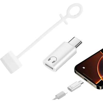 Zanussi Adaptateur Usb C Vers Lightning Audio, 2 Pièces Adaptateur Iphone Usb C, Adaptateur Usb C Lightning, Prend En Charge L'Écoute/les Appels/les Appels Vidéo Filaires, Non Rechargeable Pour Iphone 15/16 - Publicité Zanussi Adaptateur Usb C Vers Lightning Audio, 2 Pièces Adaptateur Iphone Usb C, Adaptateur Usb C Lightning, Prend En Charge L'Écoute/les Appels/les Appels Vidéo Filaires, Non Rechargeable Pour Iphone 15/16 - Publicité