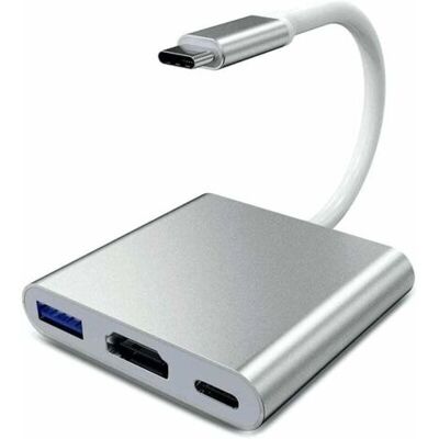 OEM Adaptateur Usb C Vers Hdmi, Convertisseur Vidéo Type C Vers Hdmi 4k, Adaptateur Usb-c Vers Hdmi Avec Port Usb 3.0/port De Charge Usb C, Adaptateur Hdmi Mac, Adaptateur Multiport Av Numérique Usb C, Ar - Publicité OEM Adaptateur Usb C Vers Hdmi, Convertisseur Vidéo Type C Vers Hdmi 4k, Adaptateur Usb-c Vers Hdmi Avec Port Usb 3.0/port De Charge Usb C, Adaptateur Hdmi Mac, Adaptateur Multiport Av Numérique Usb C, Ar - Publicité