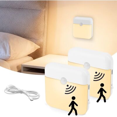OEM 2-delige Set Bewegingssensor Nachtlampje - Dimbaar Warm Wit Led, Usb-c Oplaadbaar, Magnetisch Kastlampje Voor Trap, Slaapkamer, Keuken (automatisch Aan/uit) - Publicité OEM 2-delige Set Bewegingssensor Nachtlampje - Dimbaar Warm Wit Led, Usb-c Oplaadbaar, Magnetisch Kastlampje Voor Trap, Slaapkamer, Keuken (automatisch Aan/uit) - Publicité