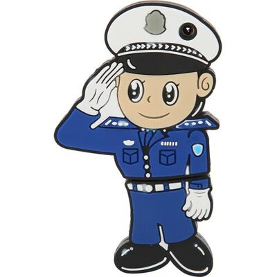 Zanussi Clé Usb 2.0 Policeman 32 Go, Motif Dessin Animé Créatif Et Flexible, Compatible Windows 98/me/2000/xp - Publicité Zanussi Clé Usb 2.0 Policeman 32 Go, Motif Dessin Animé Créatif Et Flexible, Compatible Windows 98/me/2000/xp - Publicité