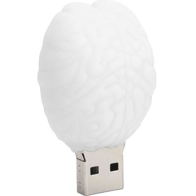 Zanussi Clé Usb Memory Stick 2.0, 16 Go, Motif Cerveau Et Dessin Animé, Blanche. Publicité Zanussi Clé Usb Memory Stick 2.0, 16 Go, Motif Cerveau Et Dessin Animé, Blanche. Publicité