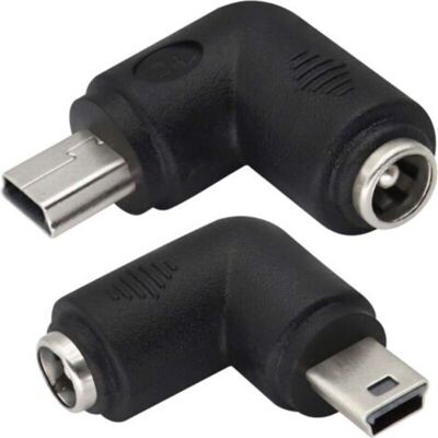 OEM (2pack-mini)90 Degrés Usb Mini Adaptateur D'Alimentation Dc À Angle Droit Mini Usb Mâle Vers Dc 5,5x2,1 Mm Connecteur Pour Barillet Mini Usb 5v Mini Dispositif Chargement Usb Connecteur - Publicité OEM (2pack-mini)90 Degrés Usb Mini Adaptateur D'Alimentation Dc À Angle Droit Mini Usb Mâle Vers Dc 5,5x2,1 Mm Connecteur Pour Barillet Mini Usb 5v Mini Dispositif Chargement Usb Connecteur - Publicité