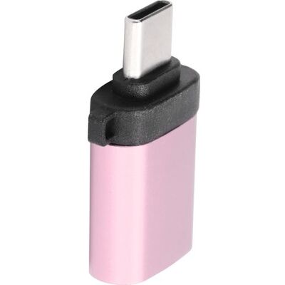 Zanussi Adaptateur Usb 3.0 Femelle Vers Type-c, Convertisseur De Charge Et De Données Otg, Tête Extensible Sans Chaînette (rose) - Publicité Zanussi Adaptateur Usb 3.0 Femelle Vers Type-c, Convertisseur De Charge Et De Données Otg, Tête Extensible Sans Chaînette (rose) - Publicité