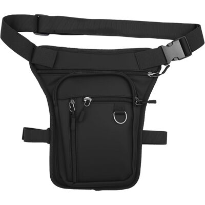 OEM Noire Sacoche De Jambe Moto,sac De Jambe Cuisse Imperméable Sacoche De Hanche Pour Hommes Et Femmes Sac De Jambes Réglable Multi-poches Pour Le Camping, Le Vélo, La Course À Pied - Publicité OEM Noire Sacoche De Jambe Moto,sac De Jambe Cuisse Imperméable Sacoche De Hanche Pour Hommes Et Femmes Sac De Jambes Réglable Multi-poches Pour Le Camping, Le Vélo, La Course À Pied - Publicité