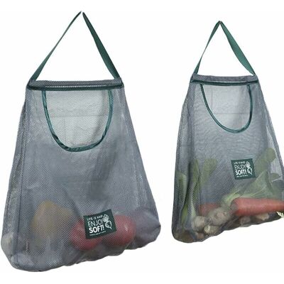 URSUS Sacs De Rangement Muraux Pour Légumes, 2 Pcs Sacs En Filet D'Épicerie Réutilisables, Sac De Légumes D'Épicerie Écologique, Sac À Provisions En Filet, Sacs Produits Réutilisables Fruits - Publicité URSUS Sacs De Rangement Muraux Pour Légumes, 2 Pcs Sacs En Filet D'Épicerie Réutilisables, Sac De Légumes D'Épicerie Écologique, Sac À Provisions En Filet, Sacs Produits Réutilisables Fruits - Publicité