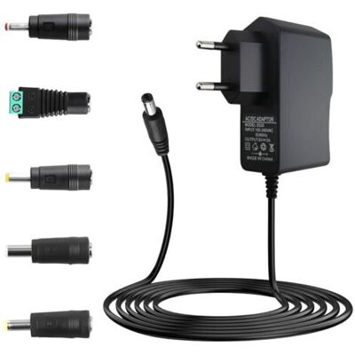 OEM 5v 2a Chargeur Universel 230, 240v 50/60hz Transformateur D'Alimentation Avec 5 Embouts Pour Routeur, Caméra, Bandes Led - Publicité OEM 5v 2a Chargeur Universel 230, 240v 50/60hz Transformateur D'Alimentation Avec 5 Embouts Pour Routeur, Caméra, Bandes Led - Publicité