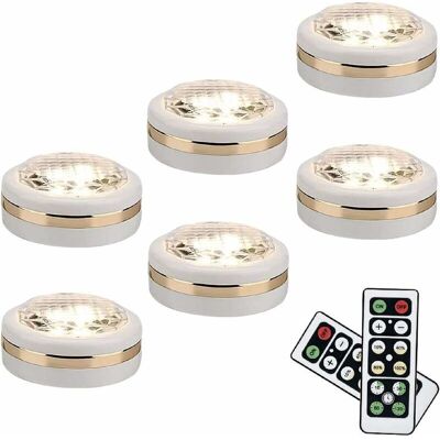 OEM Paquet De 6 Lumières Del Sans Fil Avec Télécommande, Éclairage À Del Sous Le Meuble, Lumières Del Fonctionnant À Piles, Lumière De Placard, Éclairage Sous Le Comptoir, Lumières Adhésives - Publicité OEM Paquet De 6 Lumières Del Sans Fil Avec Télécommande, Éclairage À Del Sous Le Meuble, Lumières Del Fonctionnant À Piles, Lumière De Placard, Éclairage Sous Le Comptoir, Lumières Adhésives - Publicité