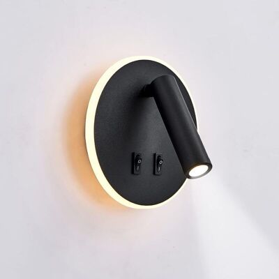 OEM Applique Murale Led 12w – Liseuse Orientable 3w – Lumière Chaude 3000k – Matériaux Anti-scintillement – Installation Facile - Publicité OEM Applique Murale Led 12w – Liseuse Orientable 3w – Lumière Chaude 3000k – Matériaux Anti-scintillement – Installation Facile - Publicité