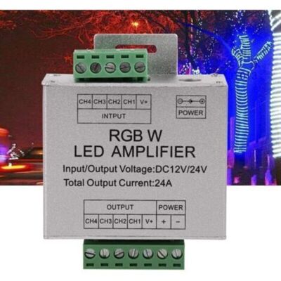 OEM Dc12-24v Rgbw Amplificateur De Signal 4 Canaux Circuit De Sortie En Aluminium Shell Led Bande Contrôleur 4 Canaux Circuit Pour Rgbww Led Lumières Bande - Publicité OEM Dc12-24v Rgbw Amplificateur De Signal 4 Canaux Circuit De Sortie En Aluminium Shell Led Bande Contrôleur 4 Canaux Circuit Pour Rgbww Led Lumières Bande - Publicité