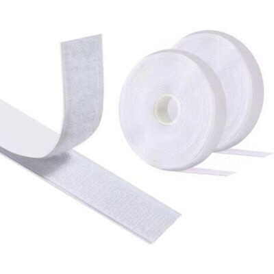OEM 8 M X 20 Mm (blanc) Scratch Autocollant Double Face , Hook Loop Rubans Ruban Adhésif Puissant À Crochets Et Boucles Pour La Couture - Publicité OEM 8 M X 20 Mm (blanc) Scratch Autocollant Double Face , Hook Loop Rubans Ruban Adhésif Puissant À Crochets Et Boucles Pour La Couture - Publicité