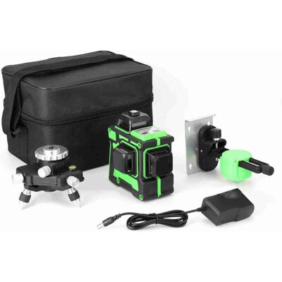 OEM Jeffergarden Multi-function 3d 12-line Self-leveling Laser Level With 1.2m 3 Height-adjustable Alloy Extensionstripod And Carry Case-dou - Publicité OEM Jeffergarden Multi-function 3d 12-line Self-leveling Laser Level With 1.2m 3 Height-adjustable Alloy Extensionstripod And Carry Case-dou - Publicité