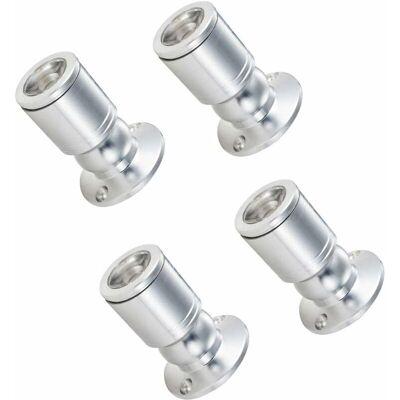 OEM Spot Encastrable Led Miniature Pour Vitrine 1w Diamètre 35mm Finition Aluminium Lot De 4-ulisem - Publicité OEM Spot Encastrable Led Miniature Pour Vitrine 1w Diamètre 35mm Finition Aluminium Lot De 4-ulisem - Publicité