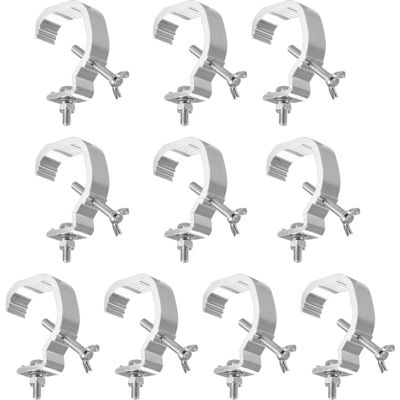 OEM Lot De 10 Supports De Fixation Pour Éclairage De Scène, Crochets De Suspension Dj - Publicité OEM Lot De 10 Supports De Fixation Pour Éclairage De Scène, Crochets De Suspension Dj - Publicité