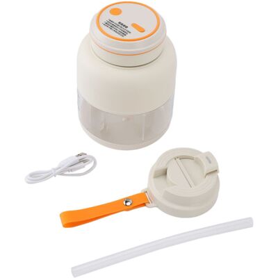 OEM Mixeurs Portables, Mixeur À Fruits À Main, Rechargeable Par Usb, Mixeur Personnel, Tasse Centrifugeuse Étanche, Mixage Puissant, Blanc-crezuo - Publicité OEM Mixeurs Portables, Mixeur À Fruits À Main, Rechargeable Par Usb, Mixeur Personnel, Tasse Centrifugeuse Étanche, Mixage Puissant, Blanc-crezuo - Publicité