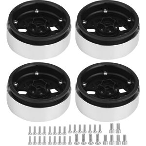 YUDO 4 Pièces Jantes Métalliques Universelles 2.2" Pour Voiture Rc 1/10, Roues Beadlock Pour Crawler - Publicité YUDO 4 Pièces Jantes Métalliques Universelles 2.2" Pour Voiture Rc 1/10, Roues Beadlock Pour Crawler - Publicité
