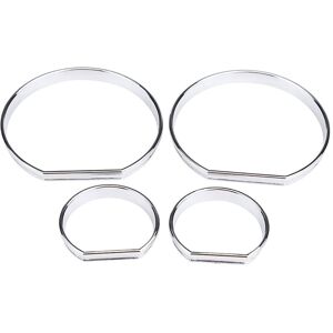 GISTUCH 4 Pièces Voiture Avant Tableau De Bord Compteur De Vitesse Jauge Décoration Cadre Cadran Anneaux Garniture Pour Bmw E46 - Publicité GISTUCH 4 Pièces Voiture Avant Tableau De Bord Compteur De Vitesse Jauge Décoration Cadre Cadran Anneaux Garniture Pour Bmw E46 - Publicité