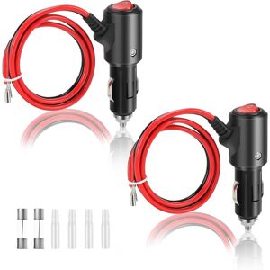 OEM Adaptateur Mâle Pour Allume-cigare 2 Pcs Prise Allume Cigare 12v-24v 15a Fusible Avec Fils Et Interrupteur On/off Pour Camion Camping Car Voiture Tracteur - Publicité OEM Adaptateur Mâle Pour Allume-cigare 2 Pcs Prise Allume Cigare 12v-24v 15a Fusible Avec Fils Et Interrupteur On/off Pour Camion Camping Car Voiture Tracteur - Publicité
