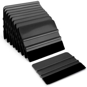 Ccykxa - A Lot De 10 Raclettes Avec Bord En Feutre Pour Voiture, Film De Meubles, Film De Fenêtre, Film Teinté, Film Adhésif, Kit D'Outils De Pose De Film 4 Pouces (noir) - Publicité Ccykxa - A Lot De 10 Raclettes Avec Bord En Feutre Pour Voiture, Film De Meubles, Film De Fenêtre, Film Teinté, Film Adhésif, Kit D'Outils De Pose De Film 4 Pouces (noir) - Publicité