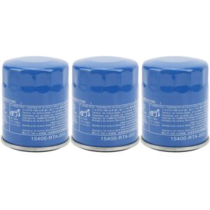 GISTUCH Filtres À Huile En Métal Stable, 3 Pièces, Filtre À Huile Moteur À Haute Efficacité 15400 Rta 003 De Remplacement Pour Accord - Publicité GISTUCH Filtres À Huile En Métal Stable, 3 Pièces, Filtre À Huile Moteur À Haute Efficacité 15400 Rta 003 De Remplacement Pour Accord - Publicité