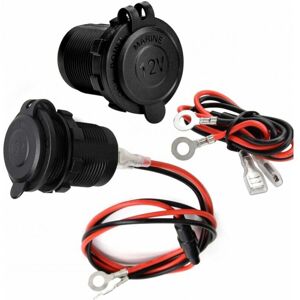 CYSLMUK Lot De 2 Prises Allume-cigare, Imperméable Marine Grade Étanche Pour Bateau, Moto, Voiture, Avec Câble De Raccordement De 0,6 M 12 V/24 V Cc - Publicité CYSLMUK Lot De 2 Prises Allume-cigare, Imperméable Marine Grade Étanche Pour Bateau, Moto, Voiture, Avec Câble De Raccordement De 0,6 M 12 V/24 V Cc - Publicité