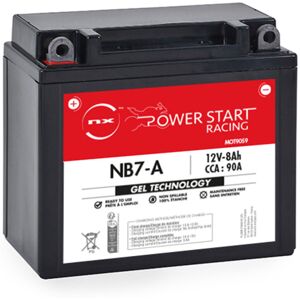 Nx - Batterie Moto Gel Nb7-a / Yb7-a / 12n7-4b 12v 8ah - Publicité Nx - Batterie Moto Gel Nb7-a / Yb7-a / 12n7-4b 12v 8ah - Publicité