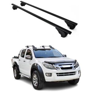 Omac Barres De Toit Pour Isuzu D-max 2012-2026 – Tüv / Din 75302:2019 – Antivol Inclus – Charge Max 75 Kg – 2 Barres Noir - Publicité Omac Barres De Toit Pour Isuzu D-max 2012-2026 – Tüv / Din 75302:2019 – Antivol Inclus – Charge Max 75 Kg – 2 Barres Noir - Publicité