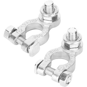 GISTUCH Paire De Bornes De Batterie De Voiture Universelles 12/24 V Type De Goujon Cble De 10 Mm/0,4 Po Positif Négatif - Publicité GISTUCH Paire De Bornes De Batterie De Voiture Universelles 12/24 V Type De Goujon Cble De 10 Mm/0,4 Po Positif Négatif - Publicité