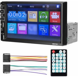 OEM Stéréo De Voiture Simple Din Écran Tactile Lcd 7 Pouces Lecteur Bt Mp5 Récepteur D'Autoradio Fm Prise En Charge Tf/usb/aux-in Lien De Téléphone Portable Appel Mains Libres Image Inversée Commande Au V - Publicité OEM Stéréo De Voiture Simple Din Écran Tactile Lcd 7 Pouces Lecteur Bt Mp5 Récepteur D'Autoradio Fm Prise En Charge Tf/usb/aux-in Lien De Téléphone Portable Appel Mains Libres Image Inversée Commande Au V - Publicité