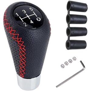 ZOLGINAH Universel Pommeau De Vitesse, 5 Vitesses Pommeaux De Leviers De Vitesse Avec 4 Adaptateurs Pour Les Voitures Manuelles-couture Rouge - Publicité ZOLGINAH Universel Pommeau De Vitesse, 5 Vitesses Pommeaux De Leviers De Vitesse Avec 4 Adaptateurs Pour Les Voitures Manuelles-couture Rouge - Publicité