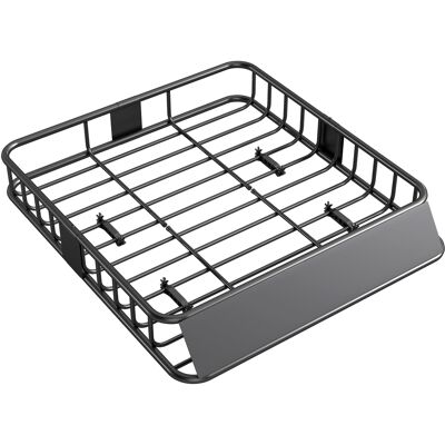 BEYAMIS Panier Toit Universel – 90,7kg – Déflecteur – 110,5x99,5x18,5 Cm – Noir – Suv/pick-up - Publicité BEYAMIS Panier Toit Universel – 90,7kg – Déflecteur – 110,5x99,5x18,5 Cm – Noir – Suv/pick-up - Publicité