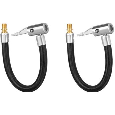 ENOWELIR Tuyau D’extension Pour Pompe À Pneus – 2 Pièces De 40 Cm, Adaptateur Universel Pour Valves Automobiles Et Vélos - Publicité ENOWELIR Tuyau D’extension Pour Pompe À Pneus – 2 Pièces De 40 Cm, Adaptateur Universel Pour Valves Automobiles Et Vélos - Publicité