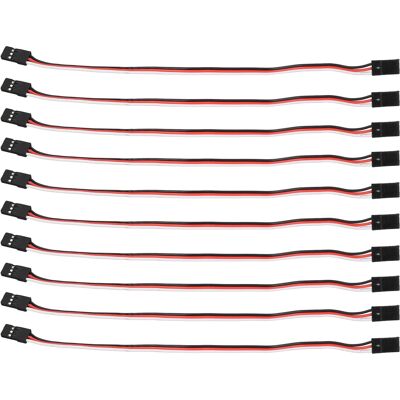 WEYTOLL 10 Câbles D'Extension Servo 3 Broches Pour Voiture Miniature, Ligne De Connexion Pour Pilote, Âme En Laiton, 200 Mm Femelle Vers - Publicité WEYTOLL 10 Câbles D'Extension Servo 3 Broches Pour Voiture Miniature, Ligne De Connexion Pour Pilote, Âme En Laiton, 200 Mm Femelle Vers - Publicité
