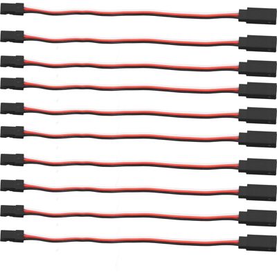 WEYTOLL Lot De 10 Câbles D'Extension Servo 3 Broches Pour Voiture Miniature, Connexion Conducteur, Âme En Laiton, 200 Mm, Mâle Vers Femelle - Publicité WEYTOLL Lot De 10 Câbles D'Extension Servo 3 Broches Pour Voiture Miniature, Connexion Conducteur, Âme En Laiton, 200 Mm, Mâle Vers Femelle - Publicité