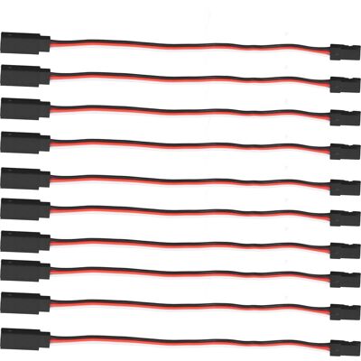 LBVIE Lot De 10 Câbles D'Extension Servo 3 Broches Pour Voiture Miniature, Connexion Servo Pour Voiture Miniature, Âme En Laiton, 200 Mm, Mâle Vers Femelle. Publicité LBVIE Lot De 10 Câbles D'Extension Servo 3 Broches Pour Voiture Miniature, Connexion Servo Pour Voiture Miniature, Âme En Laiton, 200 Mm, Mâle Vers Femelle. Publicité